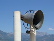 Campana della Pace mentre suona